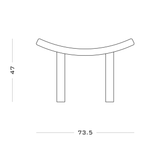 Secolo Nara Табурет с мягким сиденьем Fold - Вид №3