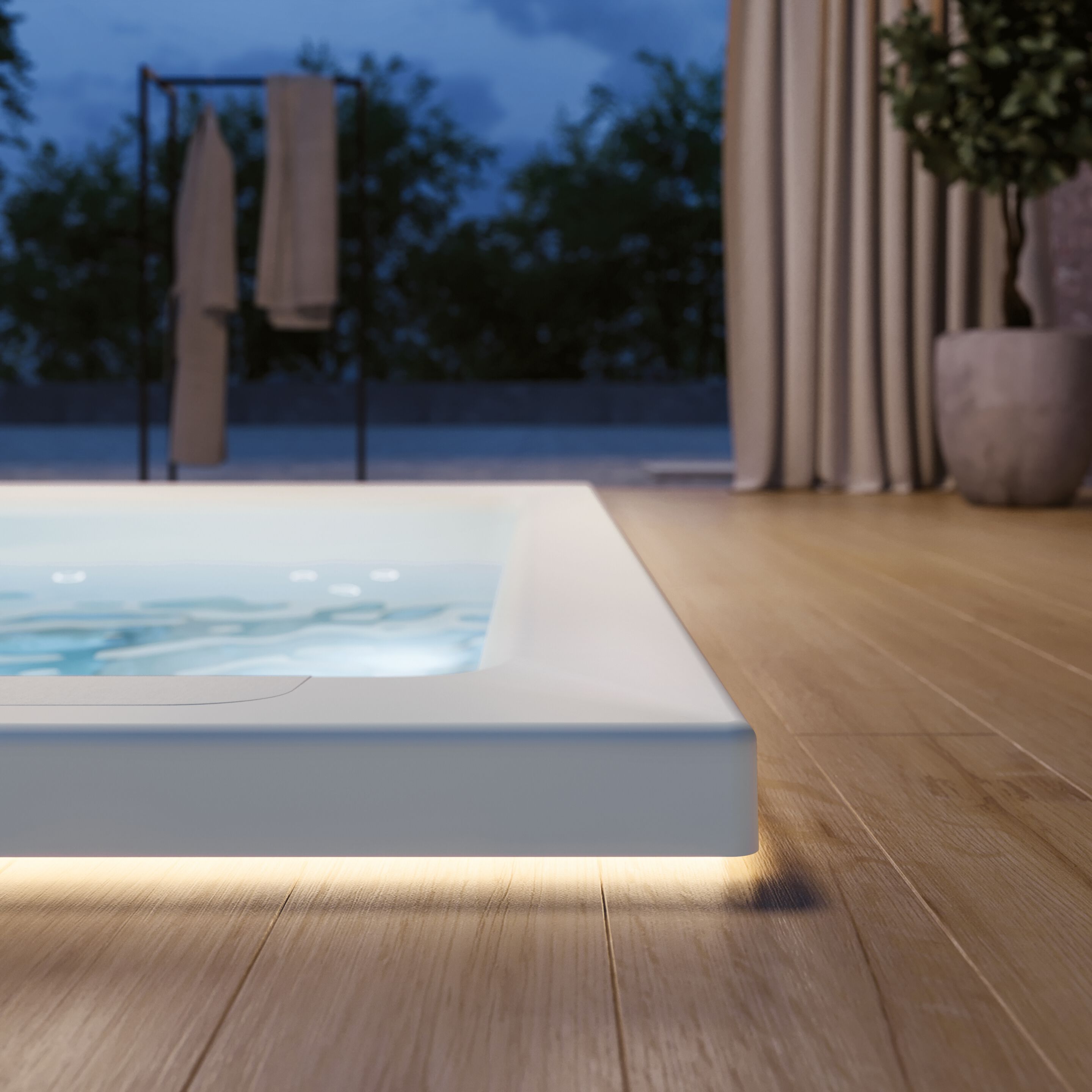 4/5 местный прямоугольный встраиваемый мини-бассейн DISENIA HELBA 240 ARCH-00141741 - Вид №2