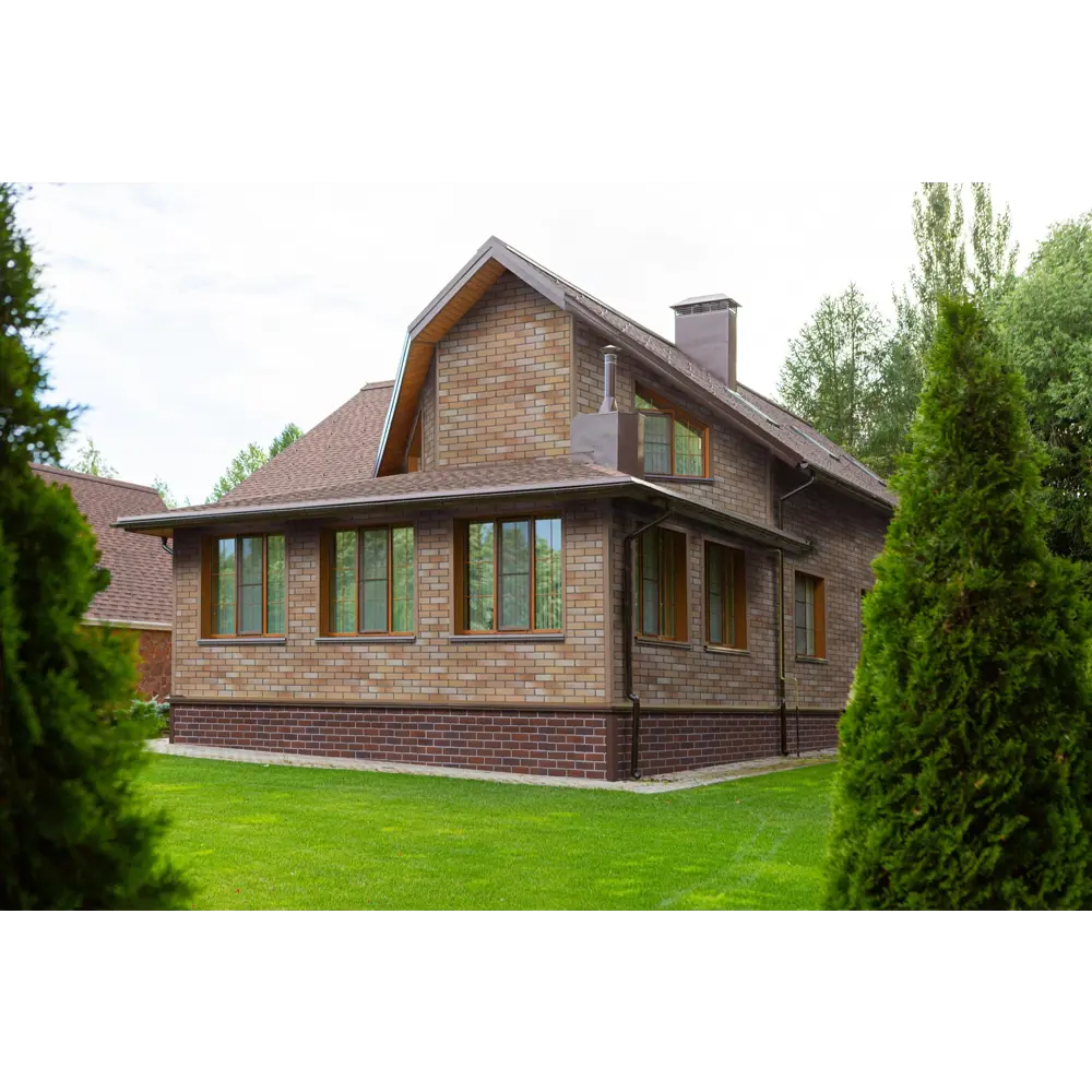 Фасадная плитка Hauberk 2.5 м² цвет каталонский 88292131 STLM-2180915 ТЕХНОНИКОЛЬ - Вид №2