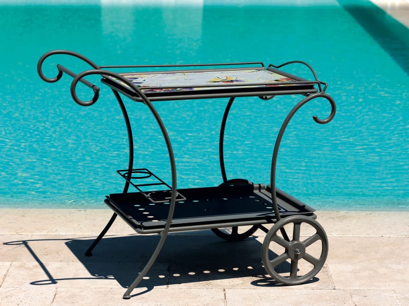 Корзина для еды из фаянса и нержавеющей стали DOMIZIANI ALFRED ARCH-00114961