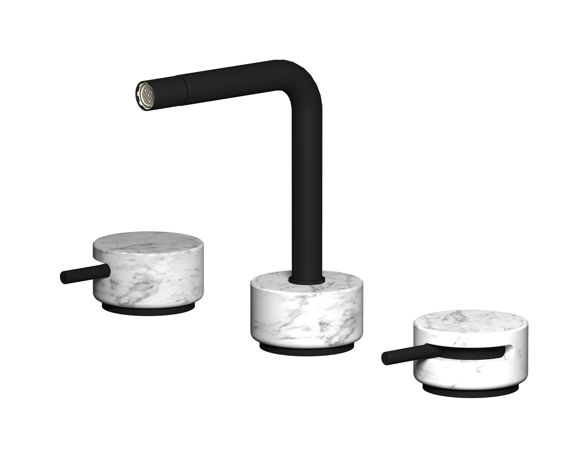 Смеситель для биде с 3 отверстиями для мраморной столешницы IB мрамор + мрамор Elle ARCH-00101784 - Вид №11