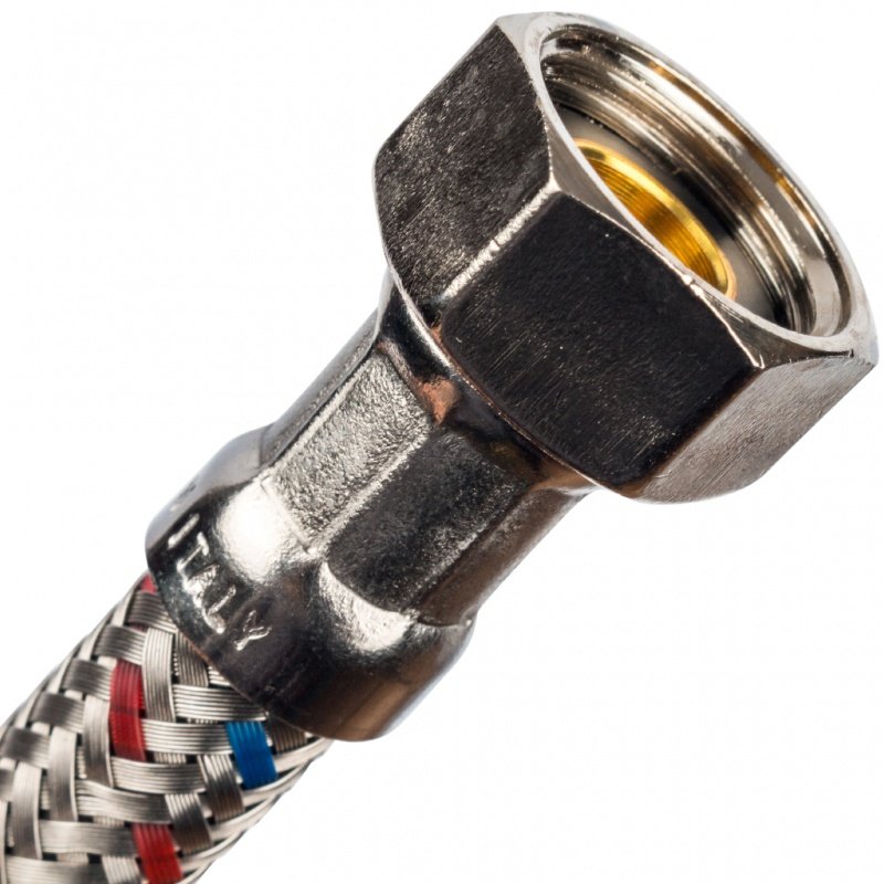 Гибкая подводка для воды M10 (18 мм) х 1/2 BP STOUT - 500 мм SHF0026181015 - Вид №2