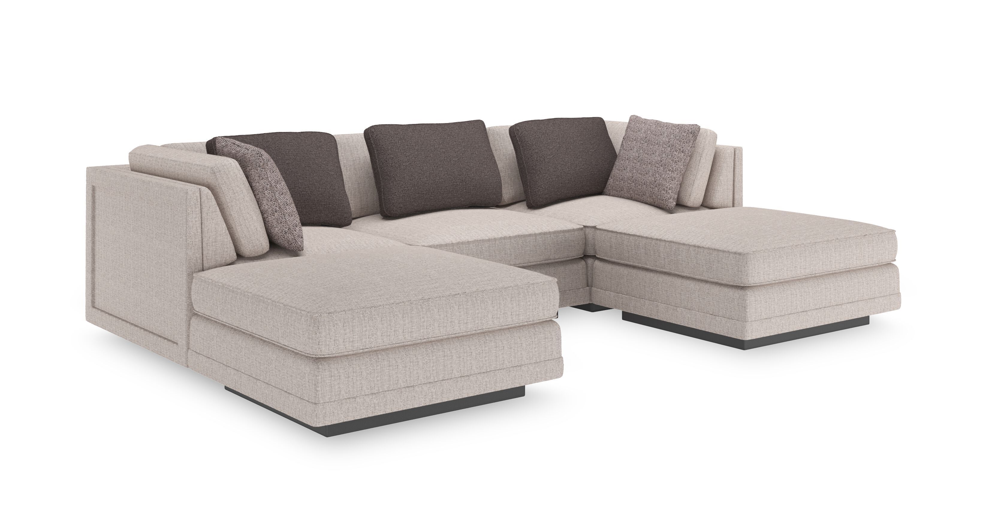 Прямоугольный пуф из ткани Caracole Fusion ARCH-00090372 - Вид №5