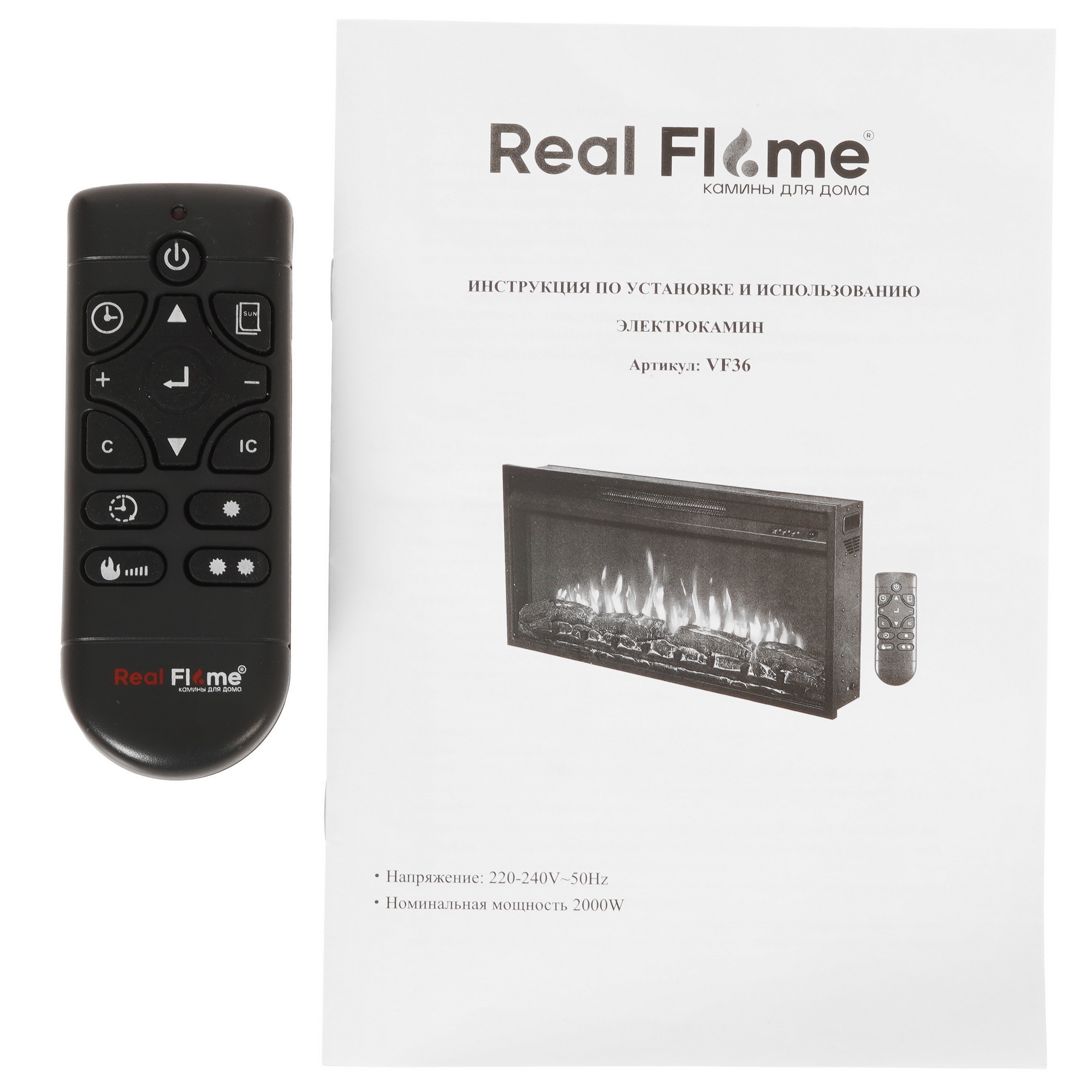 9079550 Каминокомплект Realflame ORFEY LO-F112 + FLASH-S 36 STDN-0093402 - Вид №6