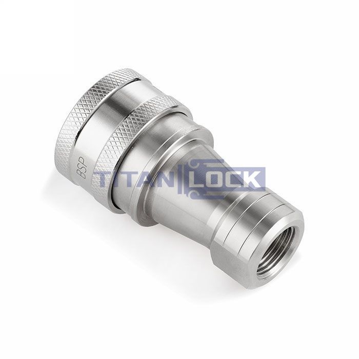 1/2in, БРС серия B, ISO 7241-B, розетка, нерж. сталь 304 TL4BF-S TITAN LOCK  - Вид №2