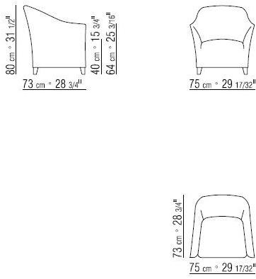 Flexform Кожаное кресло с подлокотниками Doralice sun-id-1384049 - Вид №3