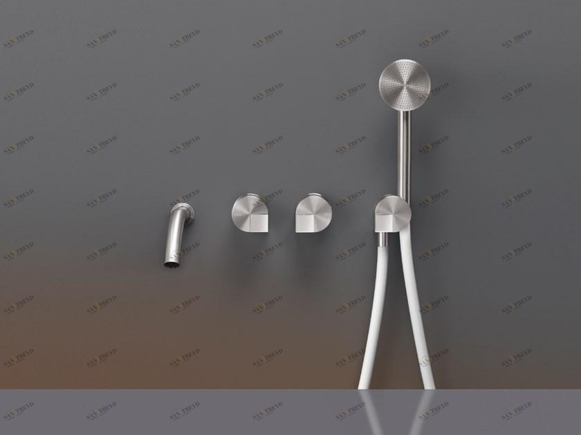 Ceadesign Смеситель для ванны настенный с ручным душем Duet Det 35y