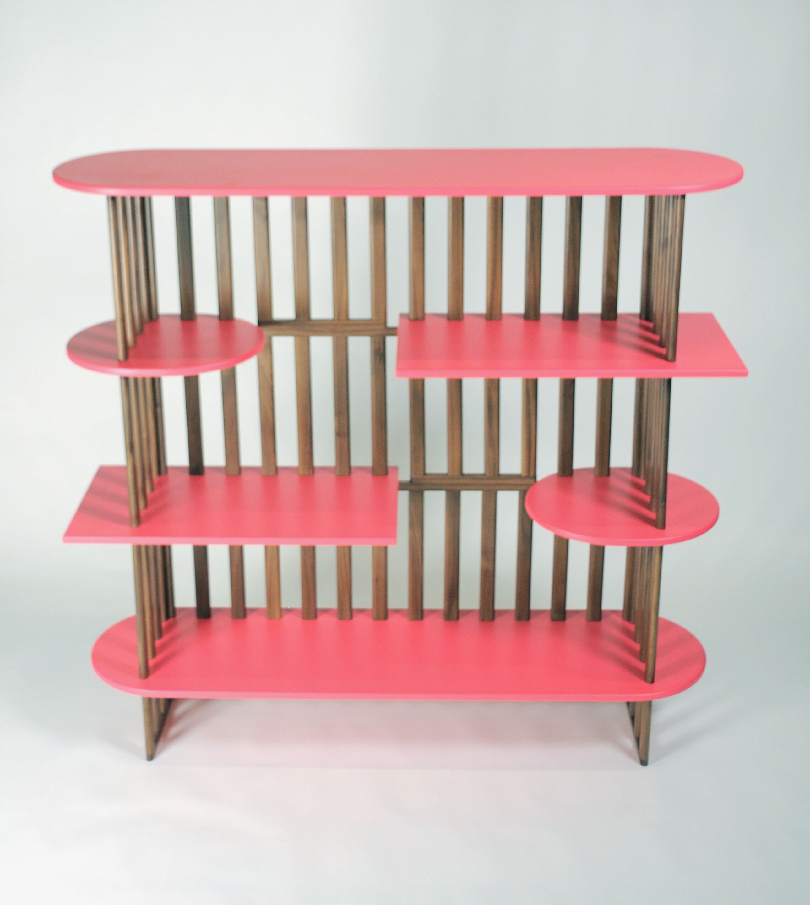 Книжный шкаф из массива дерева с четырьмя полками Medulum ARCH-00097158 - Вид №2