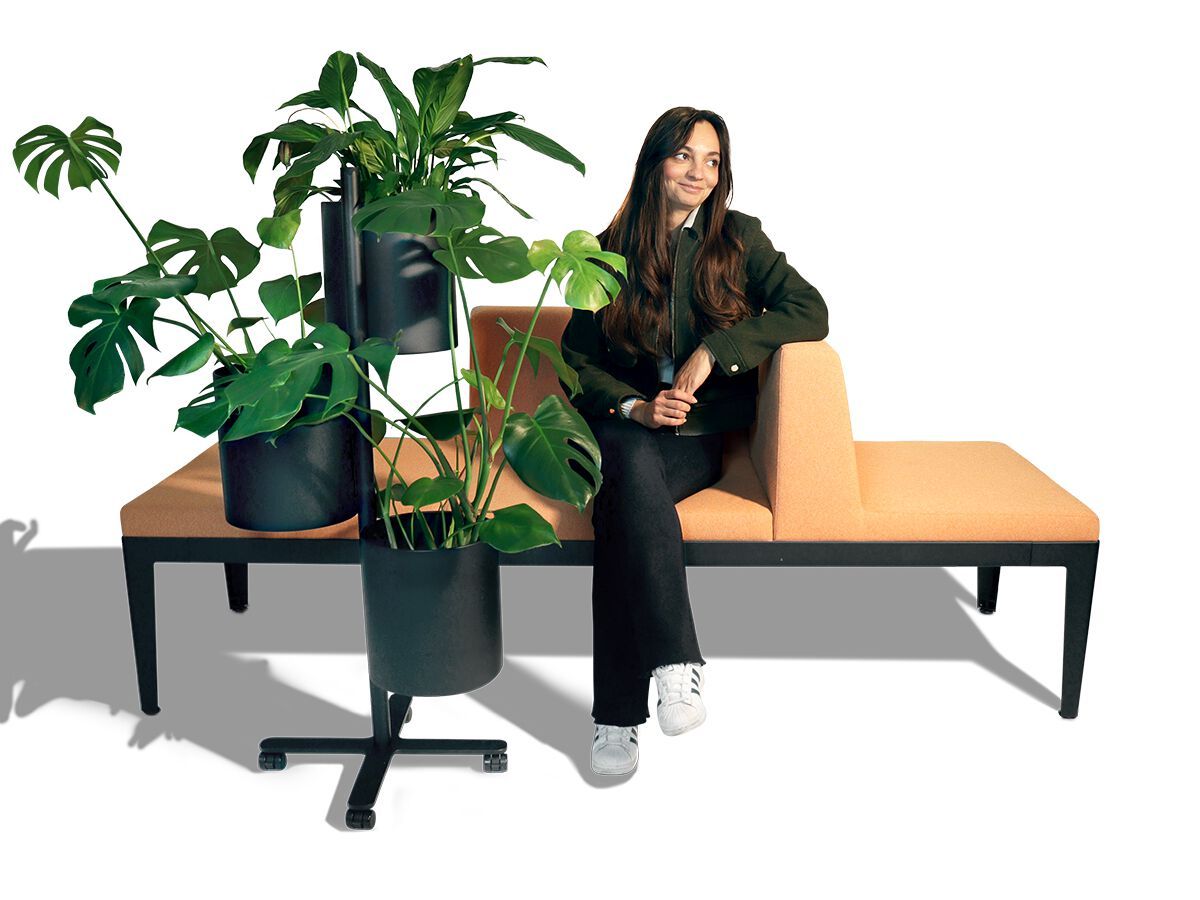 Модульная скамья из ткани со спинкой SCHNEEWEISS interior BANDA 600 ARCH-00145388 - Вид №7