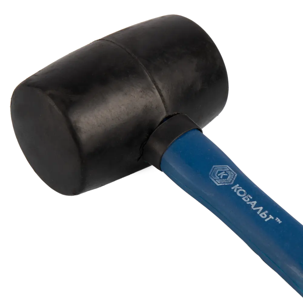 Киянка резиновая КОБАЛЬТ 241-048 450 г - надежный инструмент для деликатных работ 89374093 STLM-1447282 - Вид №1
