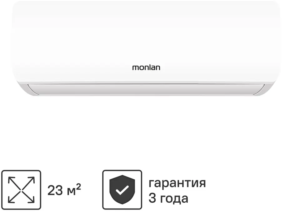 89364931 Сплит-система инверторная Monlan MSH-7I 7600 BTU охлаждение/обогрев STLM-0850935