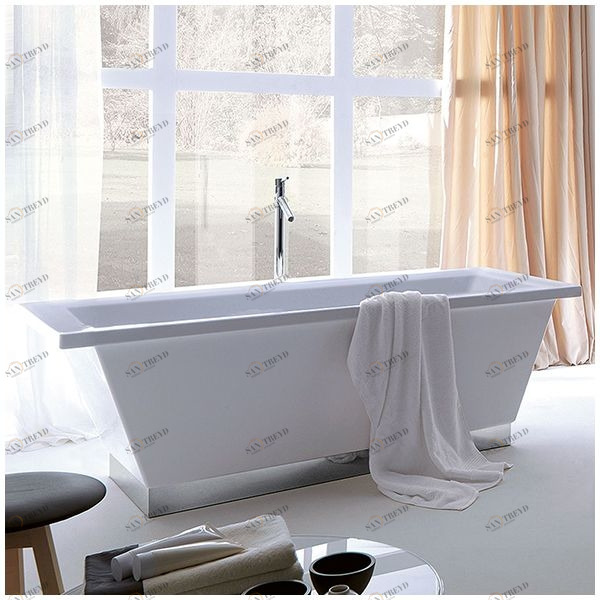 Ванна Gruppo treesse Conthea V1211AC белая отдельностоящая прямоугольная