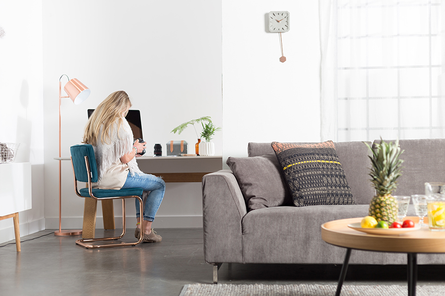 Лампа напольная Buckle Head, медный Zuiver 5100048 - Вид №3