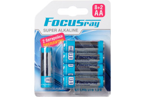 17541990 Батарейки Super ALKALINE LR6 BL8 2 627727 Focusray