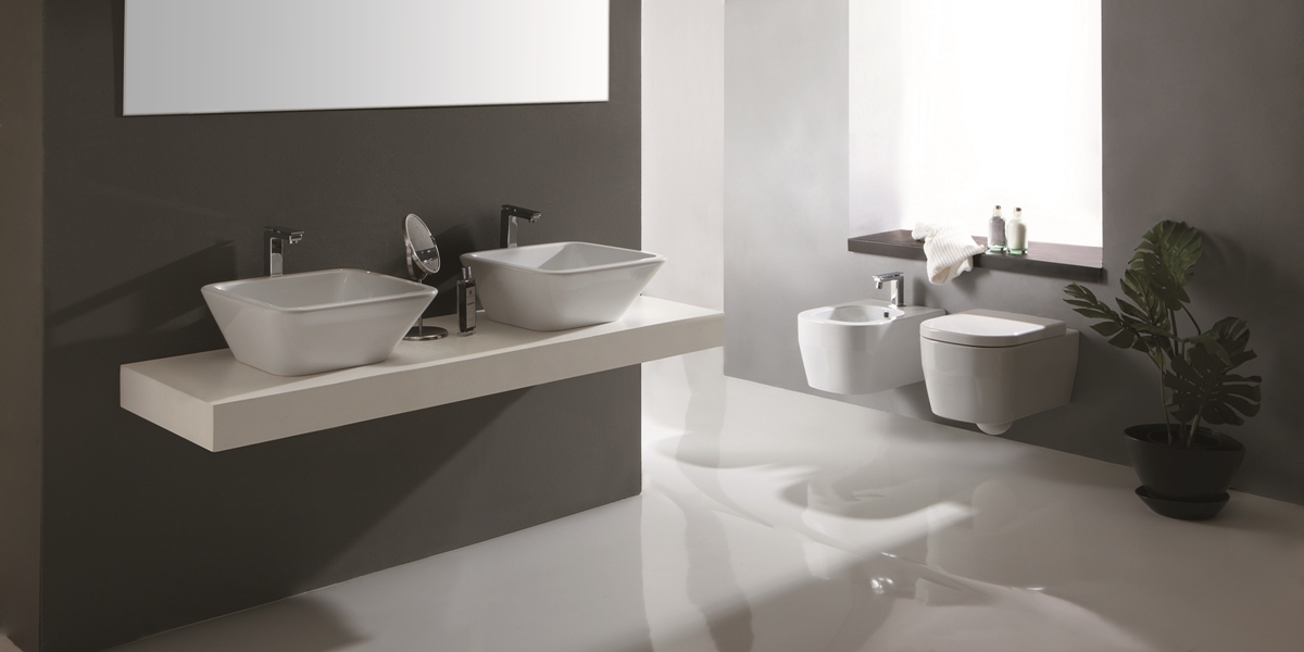 15TE Подвесной унитаз настенный Белый Olympia Ceramica TUTTO EVO Италия - Вид №1