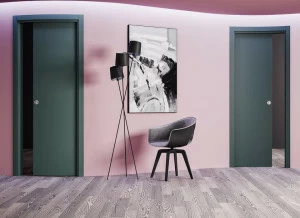 Изогнутая раздвижная дверь