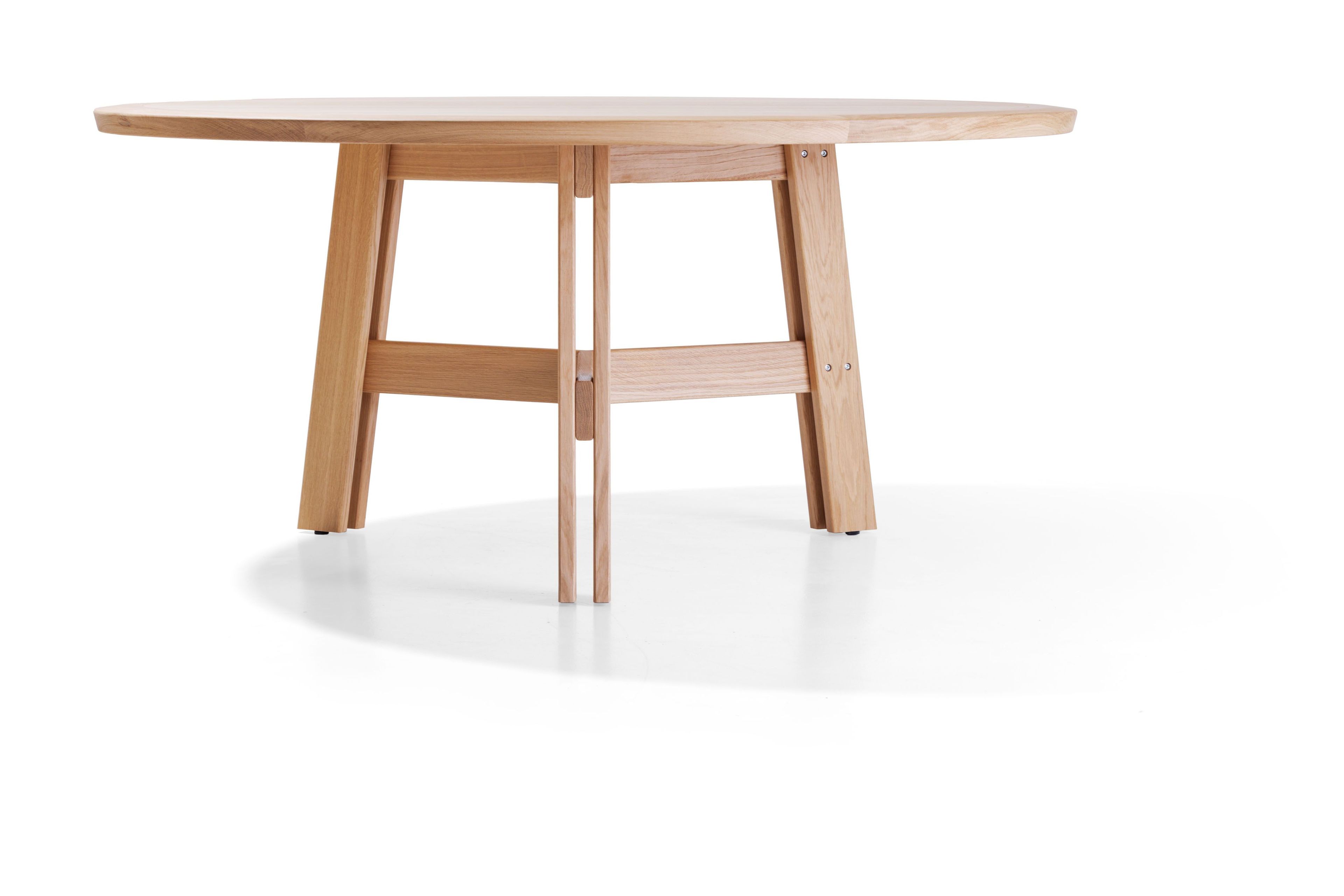 Круглый обеденный стол из массива дерева True Design ZUEL ARCH-00065887 - Вид №1