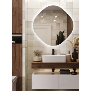 Зеркало OMEGA GLASS Фантом с LED-подсветкой 90 см 84986998