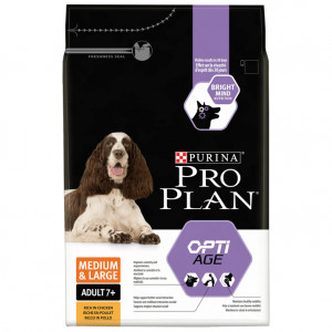 Т0054720 Корм для собак для стареющих курица, рис сух. 3кг Pro Plan