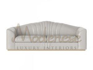 3-местный кожаный диван