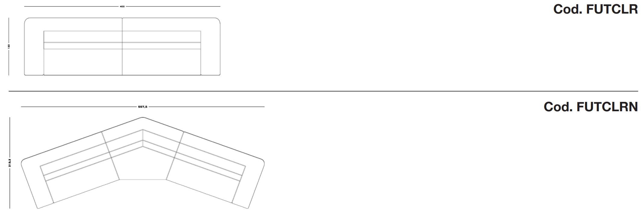 Ткань диван Secolo FUTURA ARCH-00107106 - Вид №11