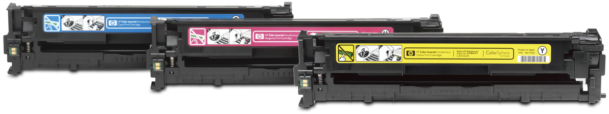 CF370AM 305a cym tri-pack laserjet toner cartridge HP Santreyd  - Вид №1