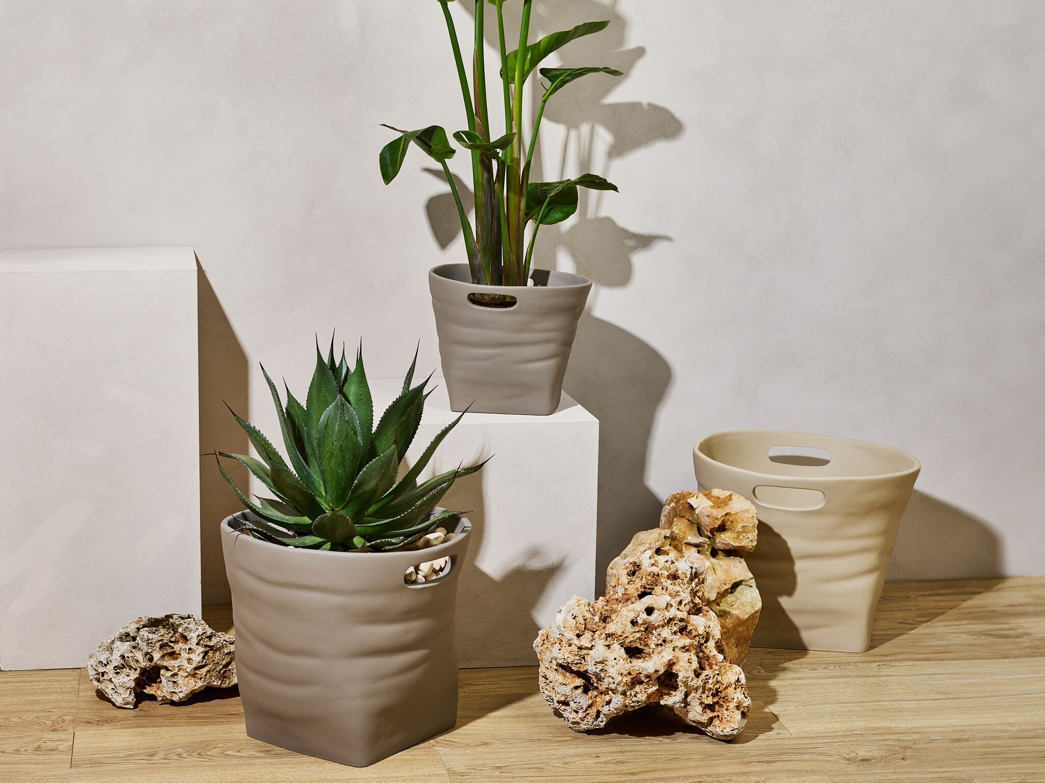 Перерабатываемый двухкомпонентный садовый горшок из смолы Ellemura Sac ARCH-00059299 - Вид №6