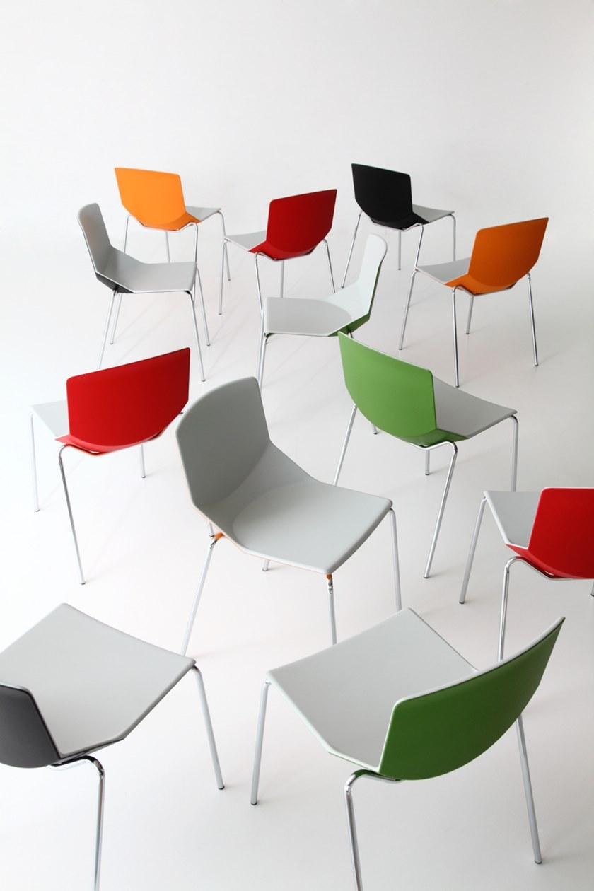 Inday Штабелируемый стул из структурного полиуретана Formula sun-id-1375543 - Вид №8