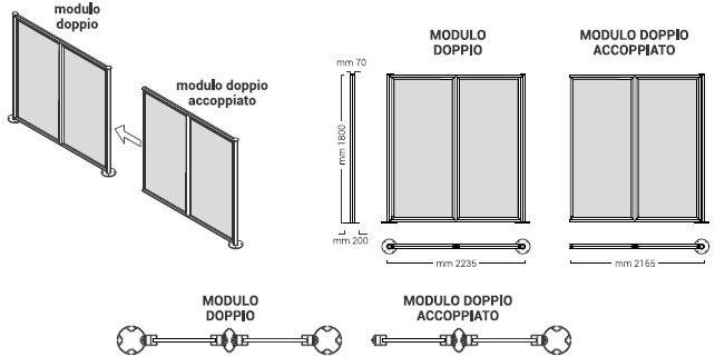 Sprech Модульная перегородка из алюминия и поликарбоната sun-id-1398801 - Вид №3
