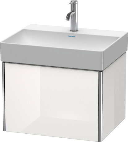 XS406104949 XSquare Тумбочка подвесная Графит матовый, декор Duravit - Вид №2