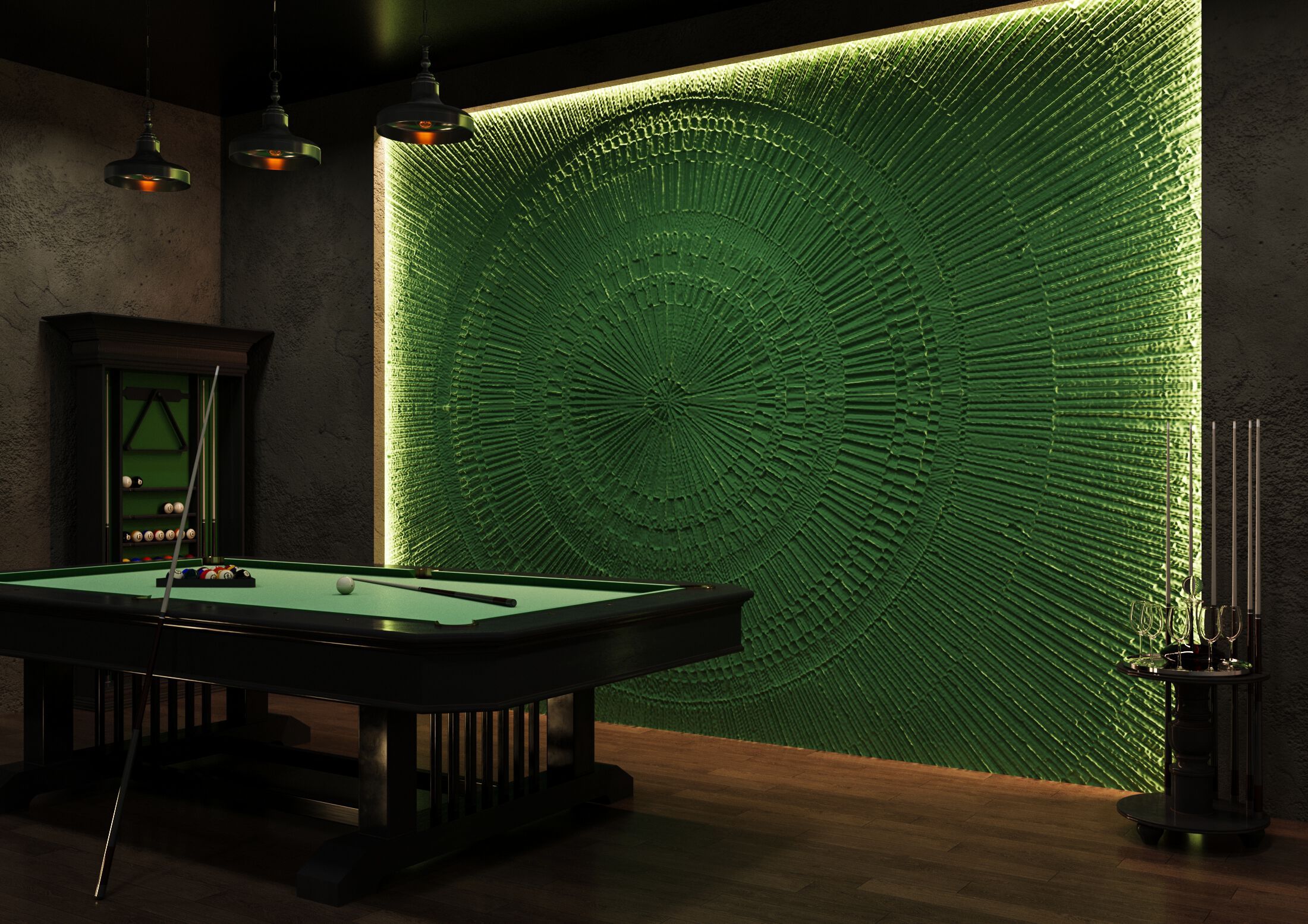 Трехмерная декоративная гипсовая панель WallDeco CLOCK ARCH-00067371 - Вид №1