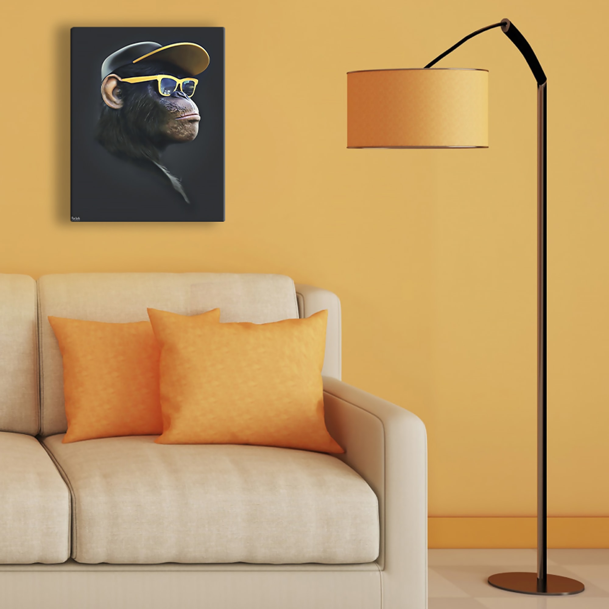 Картина на холсте "Ботан" 40x50 см FBRUSH - животные для кухни 82887137 STLM-0037522 - Вид №3