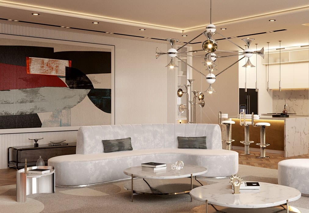 Латунный овальный журнальный столик Essential Home Happy Few ARCH-00013661 - Вид №1