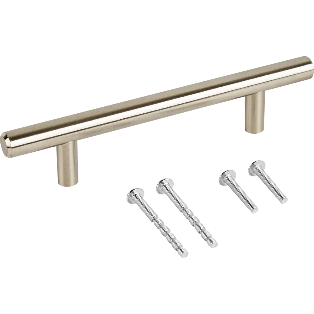 86899663 Ручка-рейлинг мебельная Prz металл D12 96 мм цвет никель STLM-1007948 PALLADIUM  - Вид №2