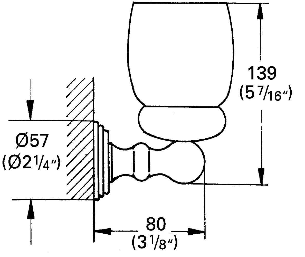 40044000 Стакан для зубных щеток Хрустальный Grohe Sinfonia хром - Вид №1