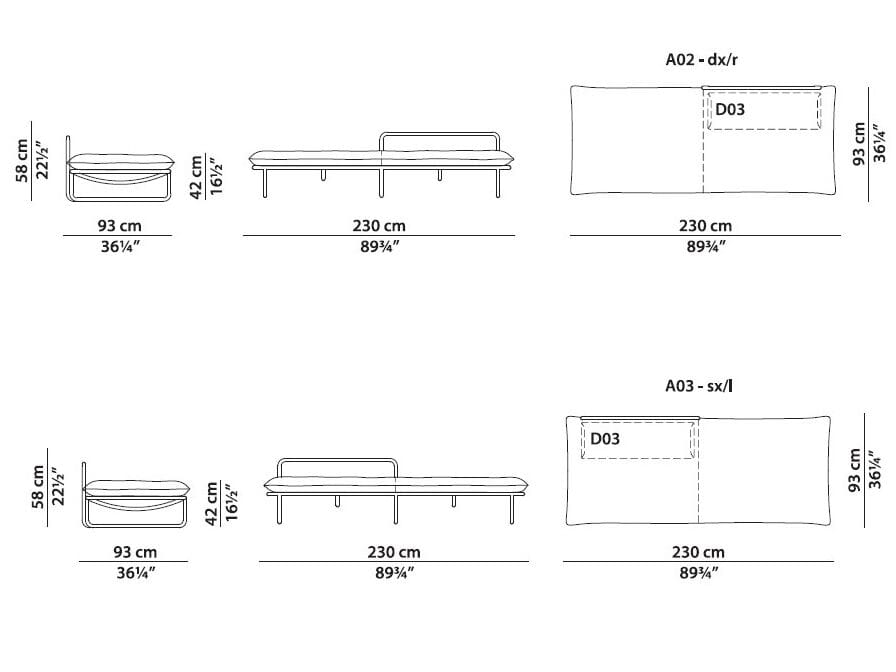 Травленый медный мягкий садовый диван Baxter Аризона ARCH-00032406 - Вид №5