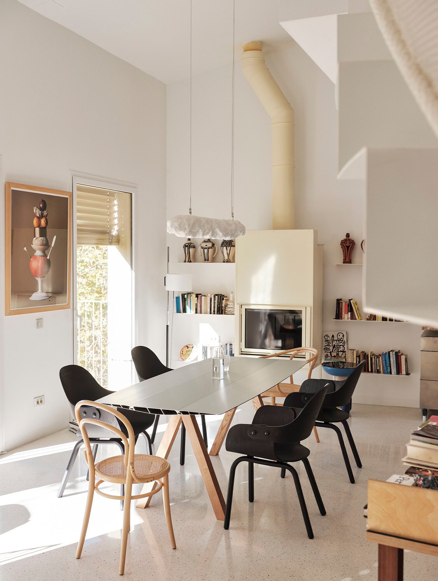 Прямоугольный стол из алюминия и дерева BD Barcelona Алюминий ARCH-00042388 - Вид №6