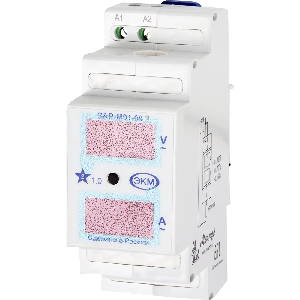 Santreyd Вольтметр-амперметр ВАР-М01-083 с цифровым дисплеем 82012840 STLM-0017608