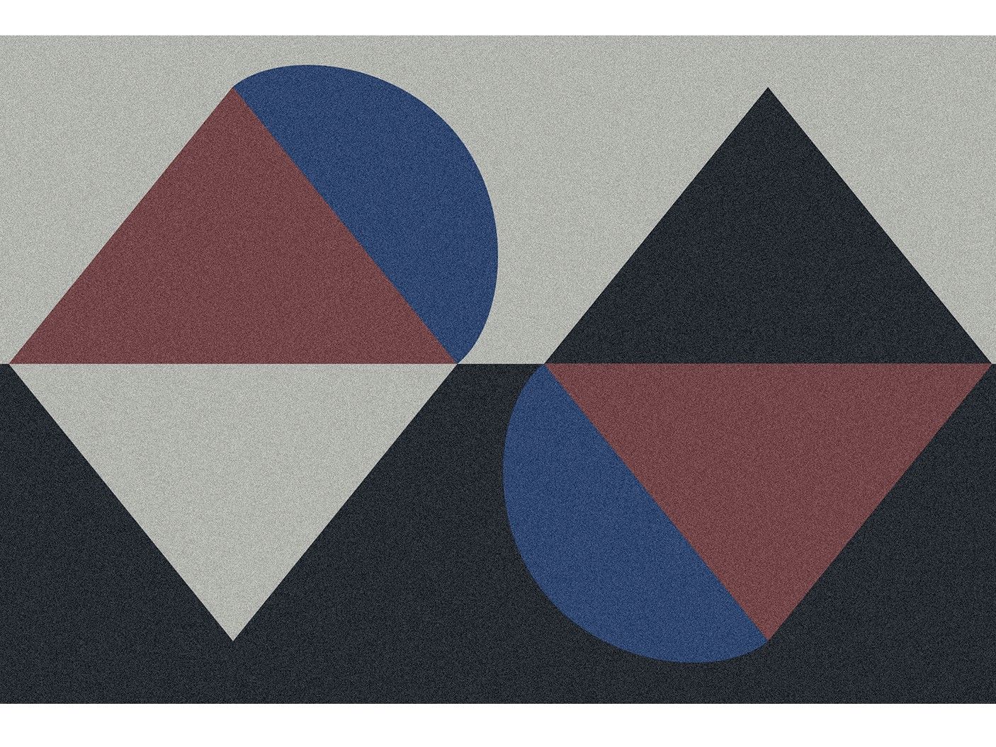 Узорчатый прямоугольный коврик для ванной комнаты Antoniolupi летающая геометрия ARCH-00137282