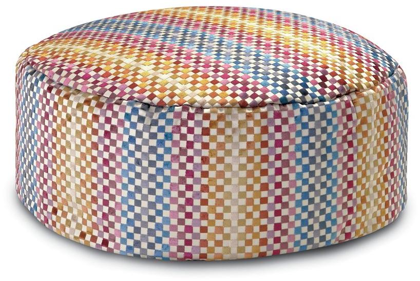 MissoniHome Пуф Pallina из жаккардового бархата в мелкую клетку Master moderno sun-id-1484932 - Вид №1