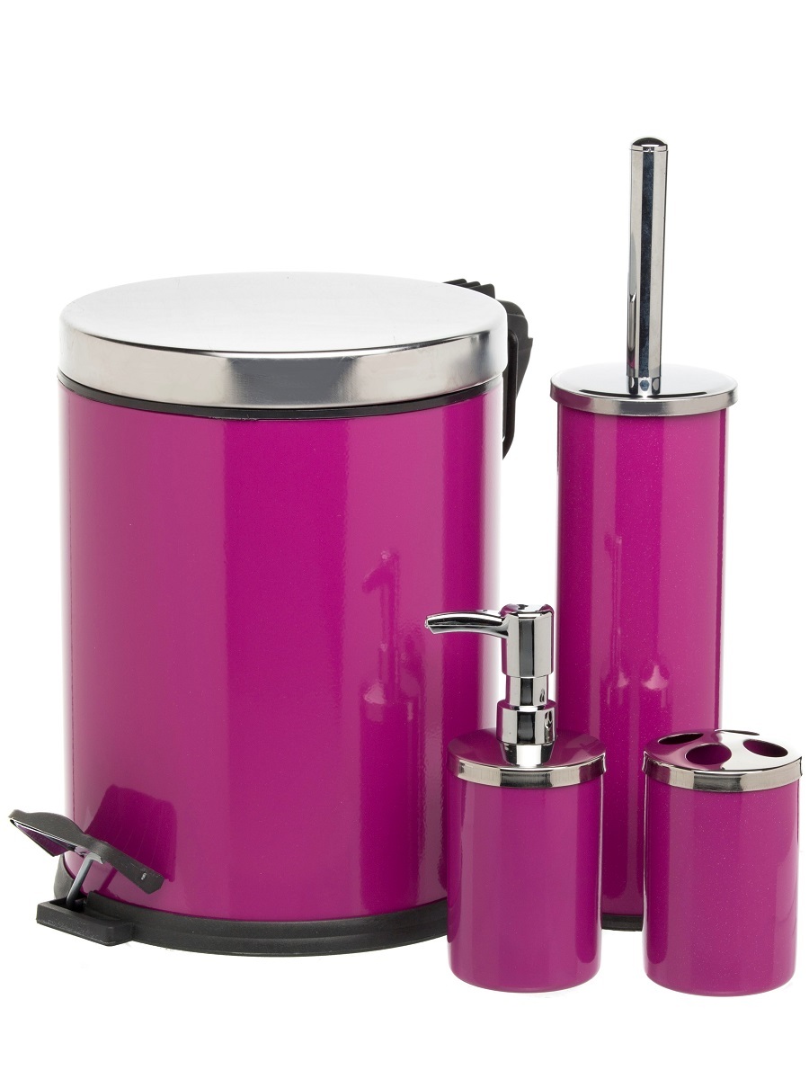 Набор аксессуаров для ванны Nebula 4Set Fuchsia NAVAKO 11118