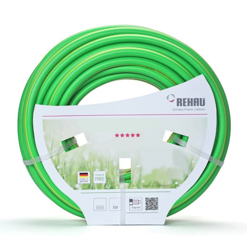 Шланг поливочный Green Line REHAU 3/4"(17.7х2.7 мм) бухта 50м 097586200 - Вид №1