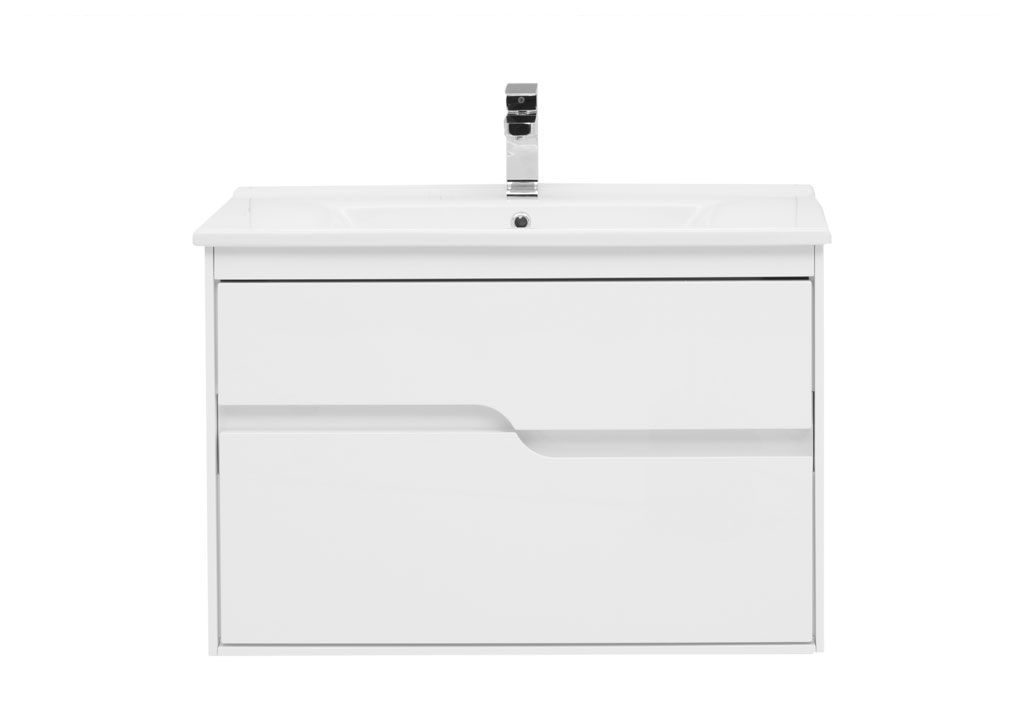 Тумба с раковиной Aquanet Модена 85 белый 0019696500182320 - Вид №2