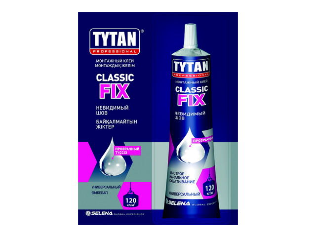 Монтажный клей Tytan Professional Classic Fix 100мл 5393 - Вид №1