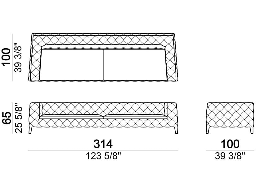 Тканевый диван Arketipo ARCH-00063043 - Вид №3