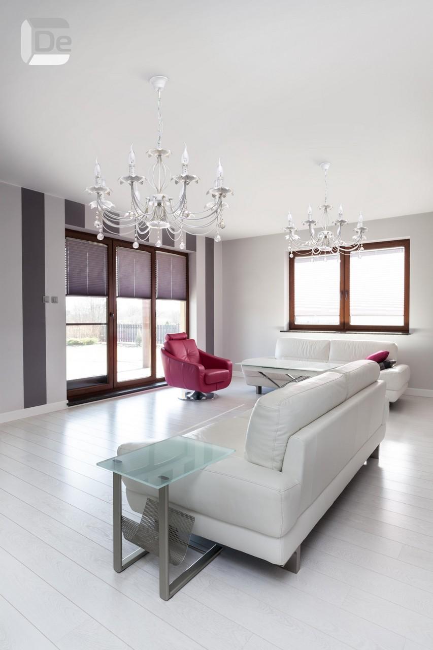 Подвесная люстра De Markt City Аврора 371012808 белая DE MARKT АВРОРА 185897 Белый  - Вид №1