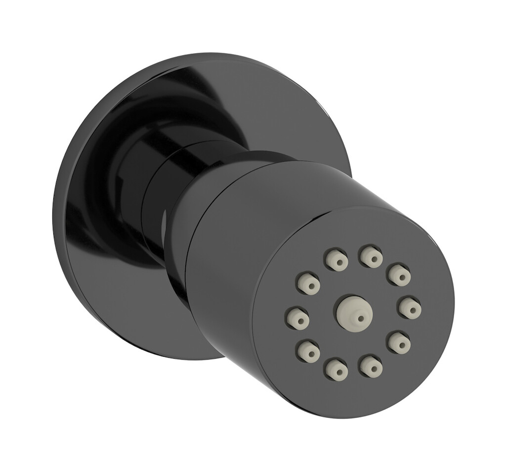 Боковая форсунка круглая WE ARE IB sh031cs Black Chrome RICAMBI