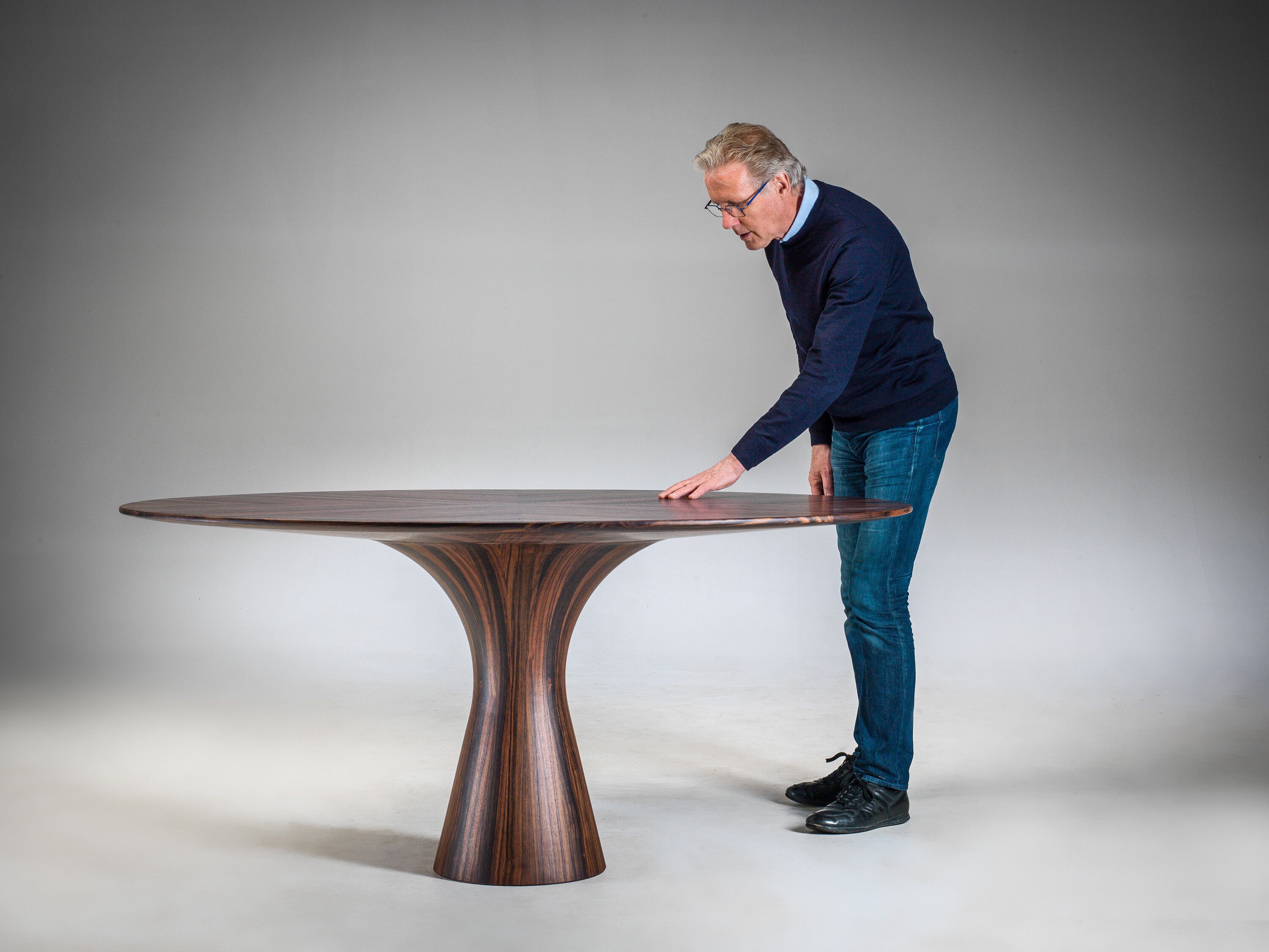 Круглый деревянный обеденный стол Alinea Design Objects ANGELO W ARCH-00110989 - Вид №1