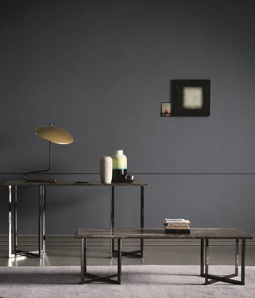 Bodema Прямоугольный мраморный журнальный столик Blunt Blu001 - Вид №2