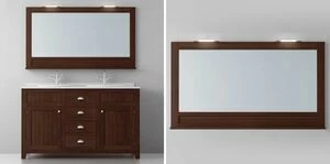 Avila Dos Зеркало COLONIAL в раме с полкой 140×85 Color 48 COUNTRY